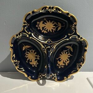 JLMENAU Germany Echt Kobalt Serving Dish